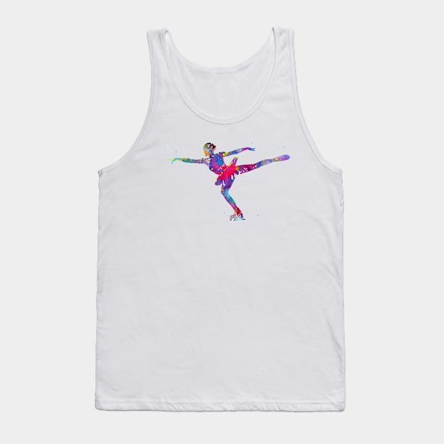 Ice Skater Tank Top by erzebeth